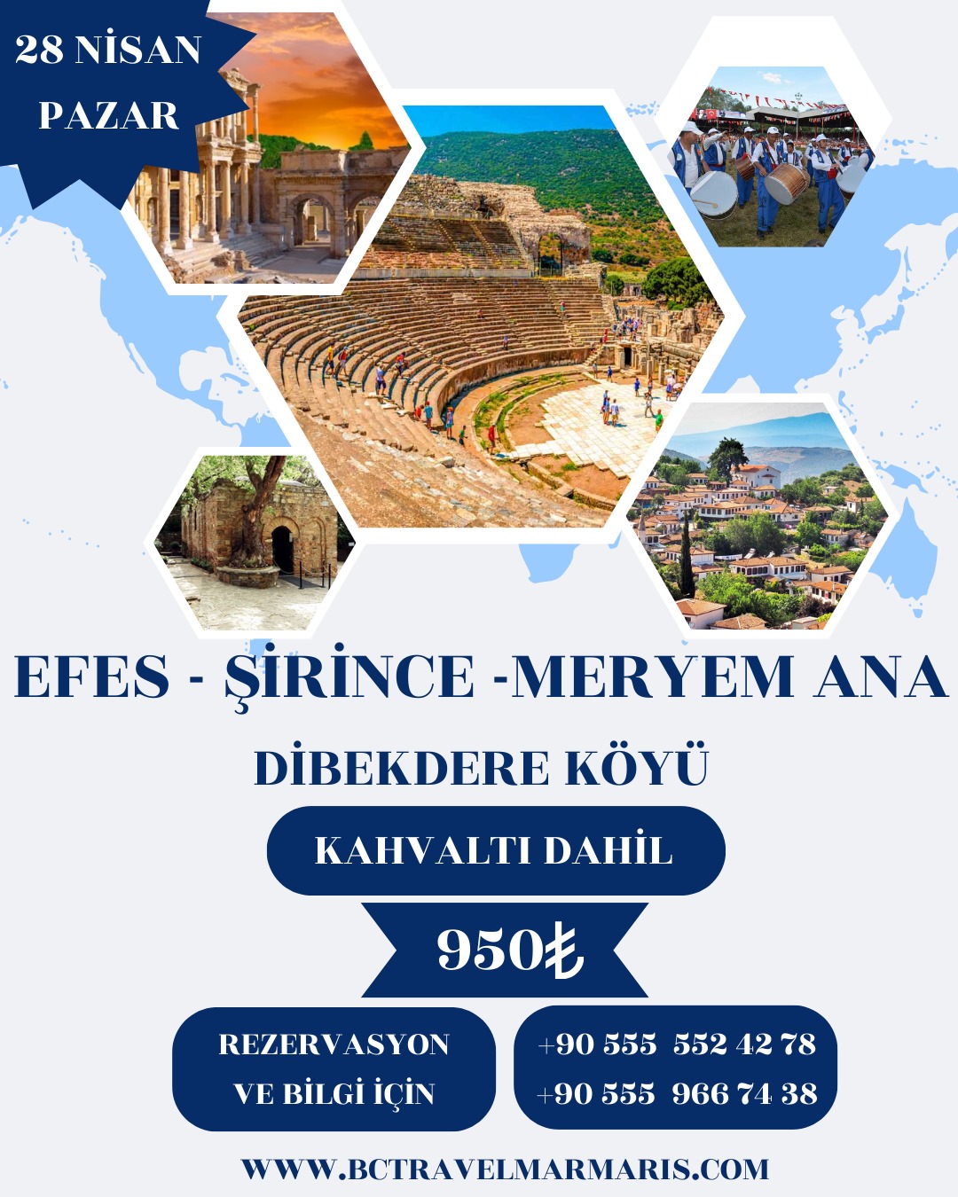 Efes-Şirince-Meryem Ana Turu